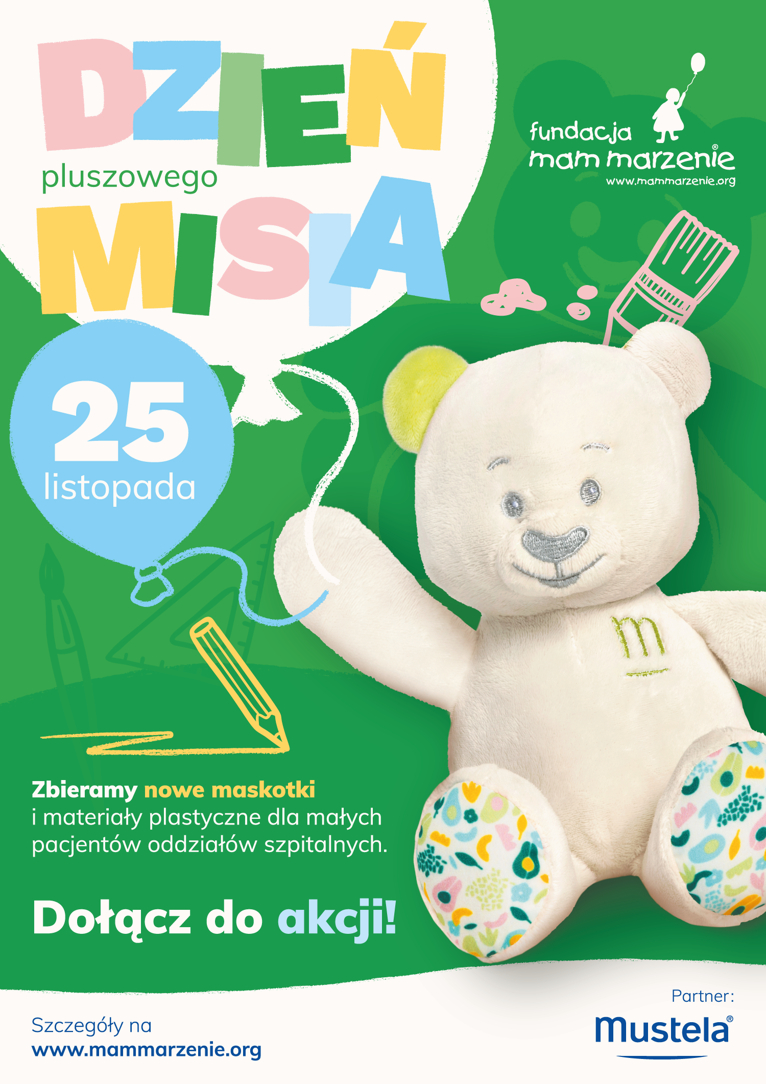 Zbiórka z okazji Dnia Pluszowego Misia