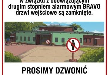 Ważny komunikat: Drugi stopień alarmowy BRAVO